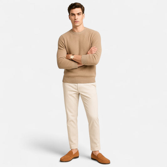 Dorevelle | Men's Leather Slip-On Loafers