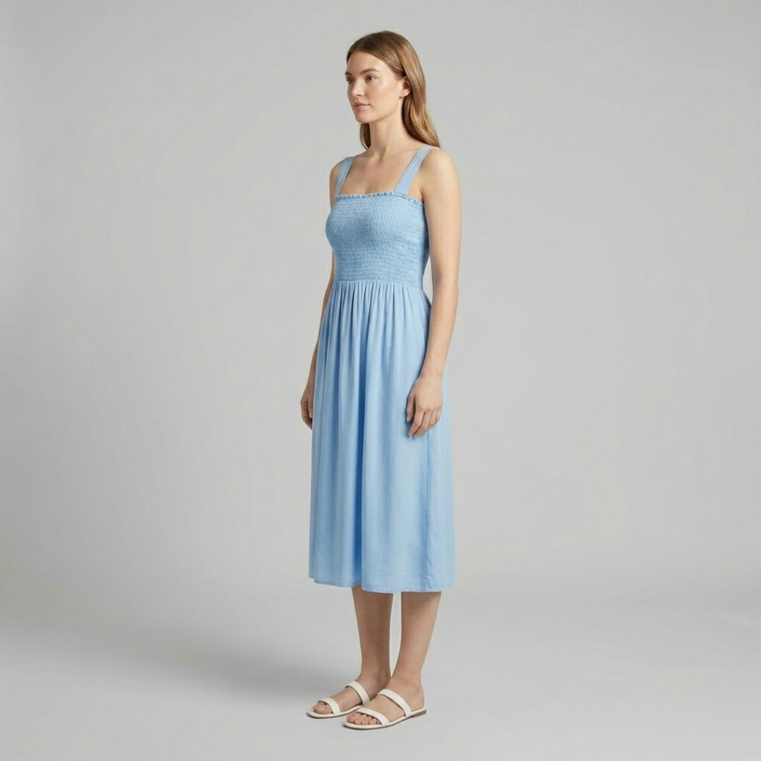 ladies sleeveless summer dresses Louviner