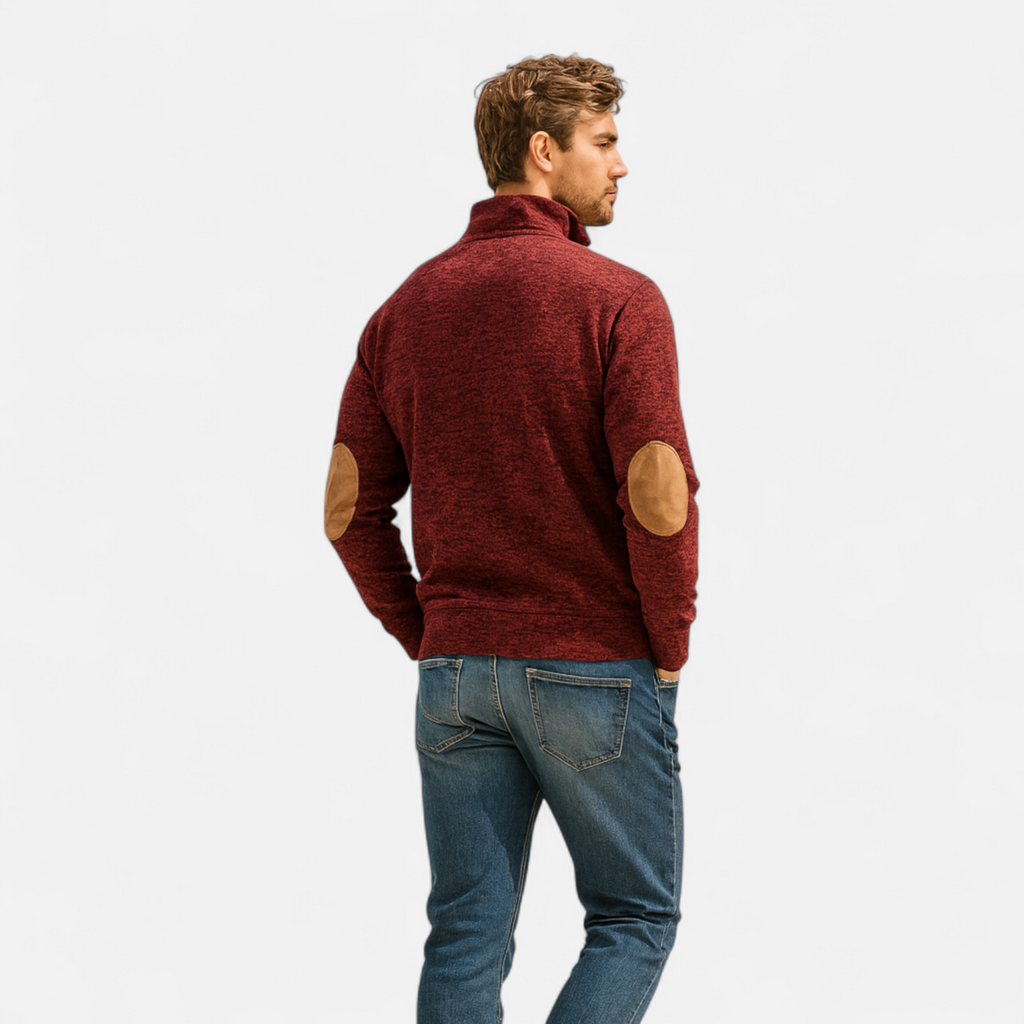 Dorevelle | Men’s Knitted Sweater – Stand Collar Heritage Style