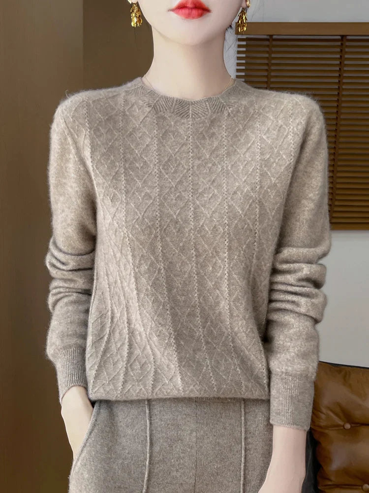 Classic Merino Wool Sweater for Women