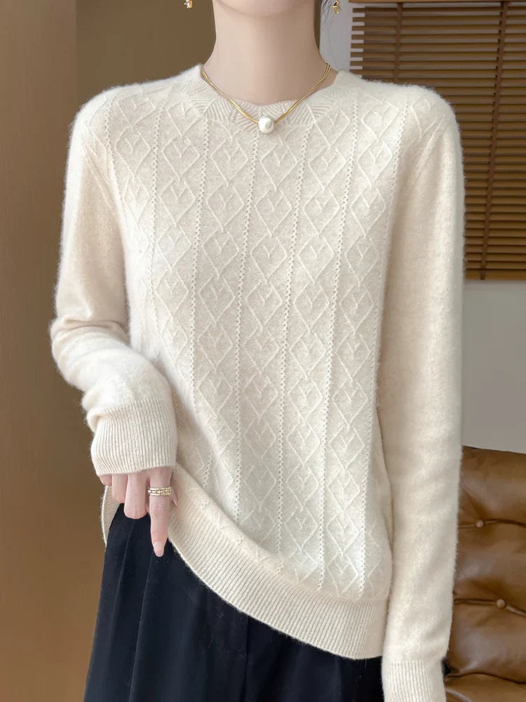 Classic Merino Wool Sweater for Women