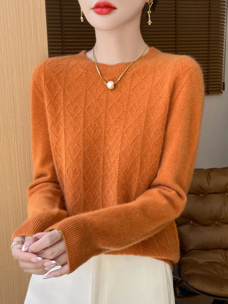 Classic Merino Wool Sweater for Women