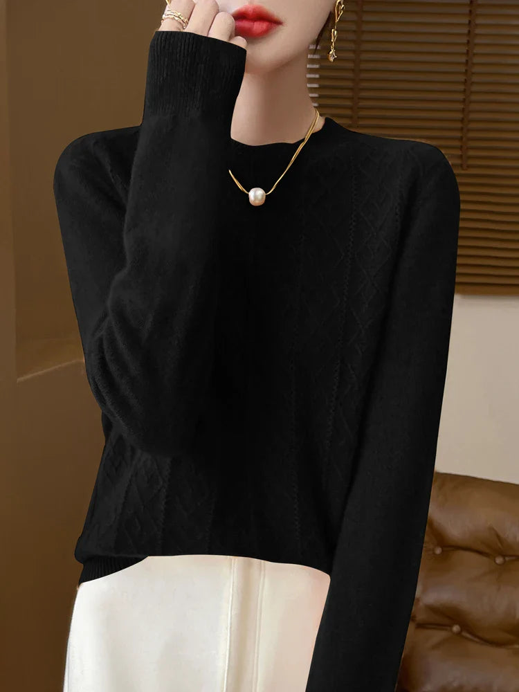 Classic Merino Wool Sweater for Women