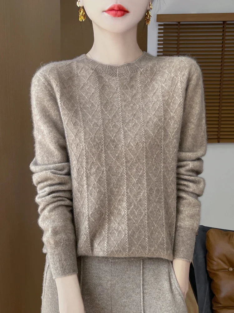 Classic Merino Wool Sweater for Women
