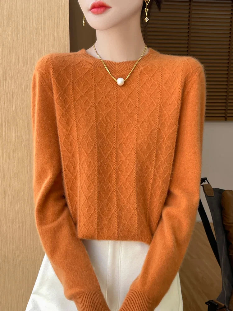 Classic Merino Wool Sweater for Women
