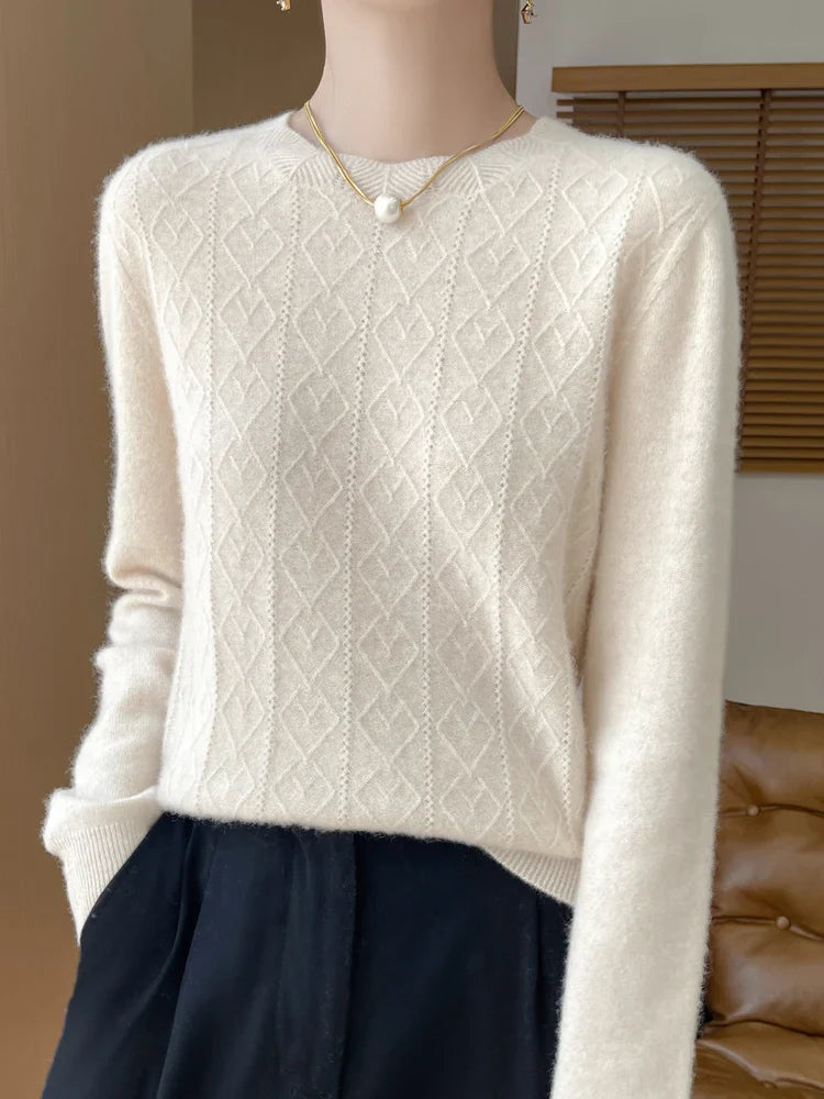 Classic Merino Wool Sweater for Women