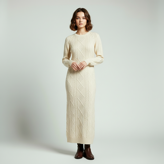 Louviner | Cable Knit Dress