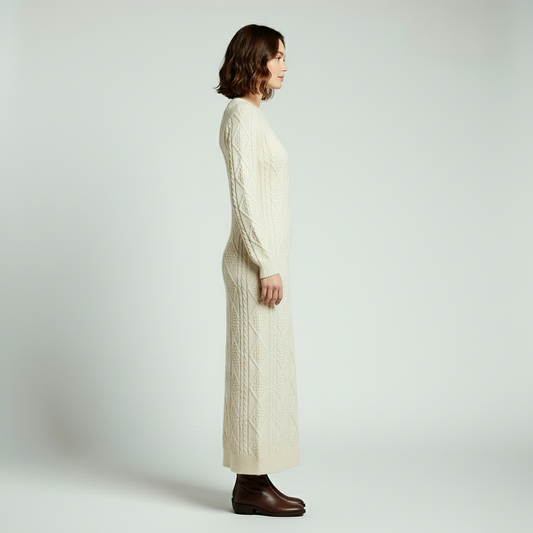 Louviner | Cable Knit Dress
