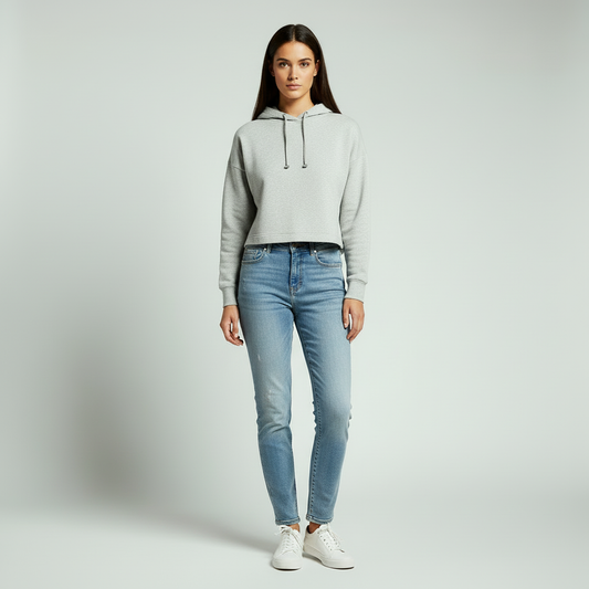 Louviner | Cropped Hoodie